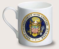 Steve Bell Trump Presidential seal mug